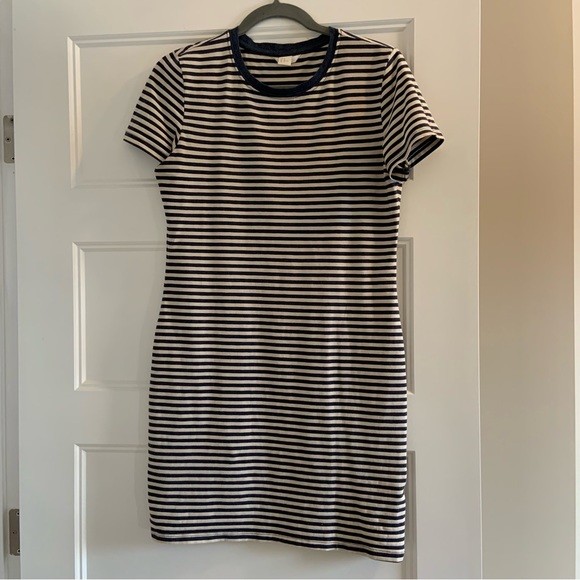Blue and white striped bodycon dress - H&M size M - Picture 1 of 9